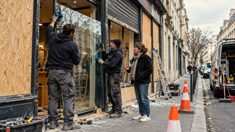 Commerces touchés par les violences : le gouvernement veut » faciliter » leur remise en état Commerces touchés par les violences : le gouvernement veut » faciliter » leur remise en état