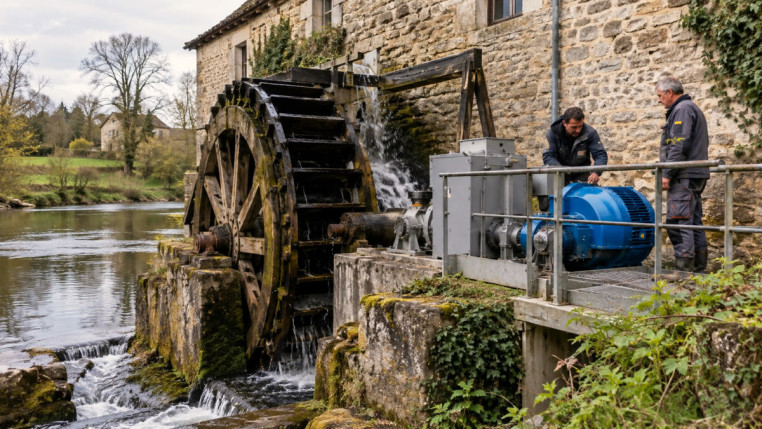 Cette commune réalise d’importantes économies d’électricité grâce à son vieux moulin Cette commune réalise d’importantes économies d’électricité grâce à son vieux moulin