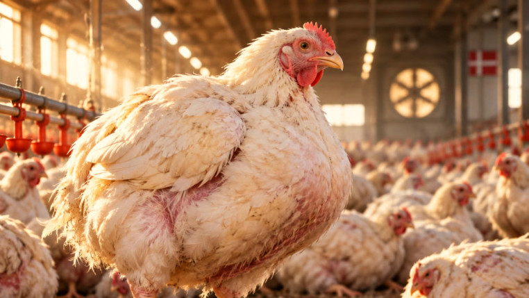 Danemark : il veut interdire les » poulets turbo «, sélectionnés pour grossir très vite