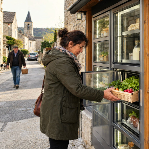 Distributeurs automatiques : dans les villages, leur succès grandissant change les habitudes Distributeurs automatiques : dans les villages, leur succès grandissant change les habitudes