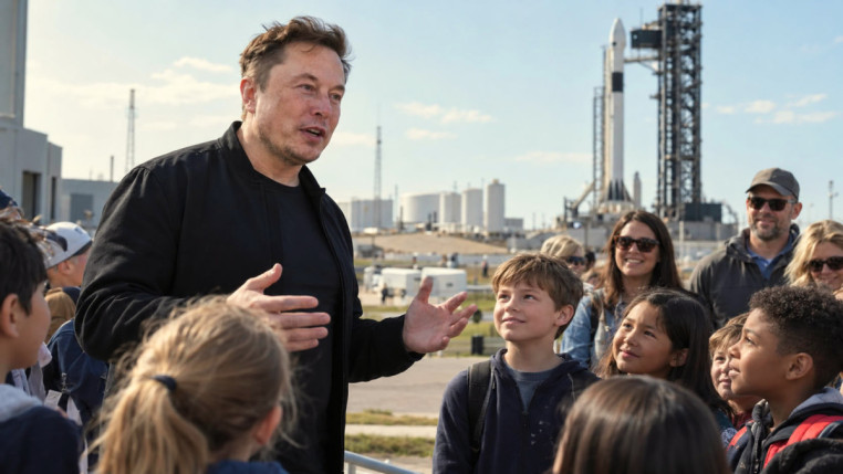 Elon Musk promet en 2027 de » donner une de ses actions SpaceX à chaque enfant aux États-Unis « Elon Musk promet en 2027 de » donner une de ses actions SpaceX à chaque enfant aux États-Unis «