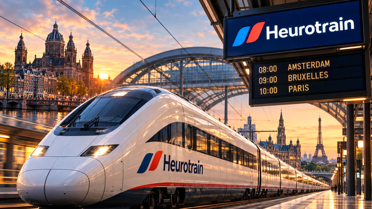 Heurotrain ambitionne de faire circuler des trains toutes les heures entre Amsterdam et Paris via Bruxelles