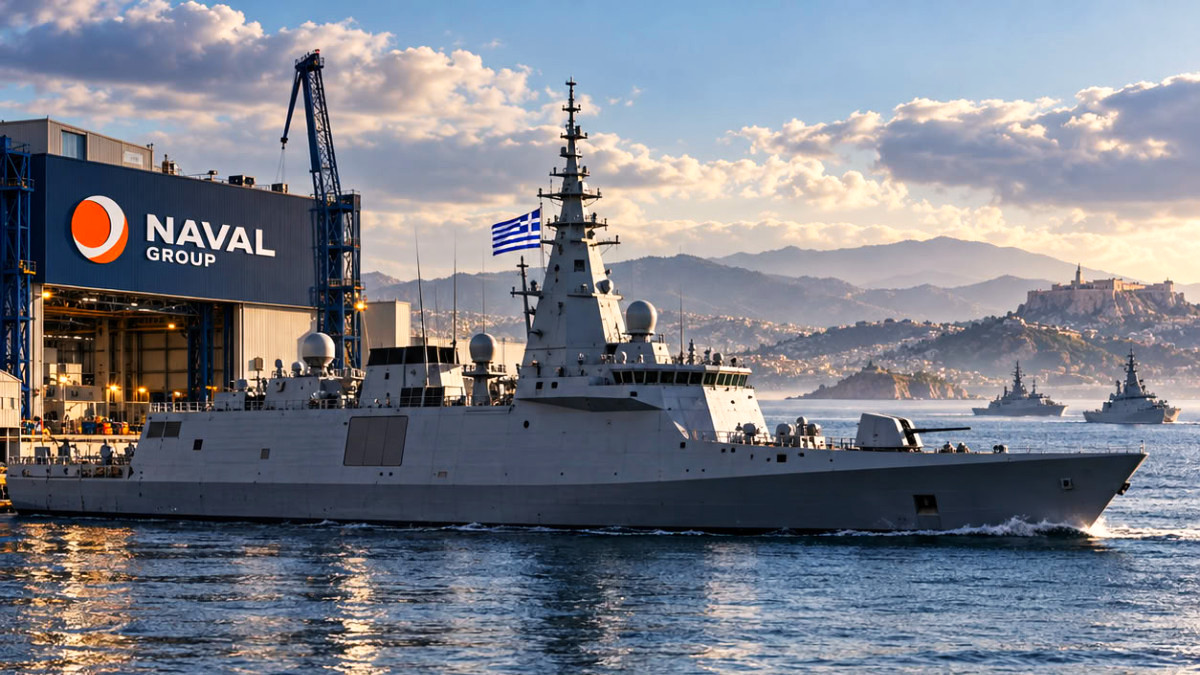 Naval Group livre une deuxième frégate à la Grèce, qui accélère sa modernisation face aux tensions régionales