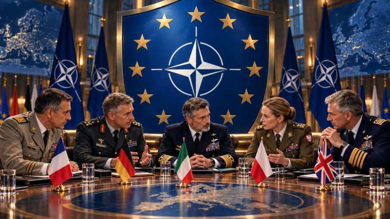 Otan : la France et quatre autres grandes armées européennes veulent y jouer un rôle accru Otan : la France et quatre autres grandes armées européennes veulent y jouer un rôle accru