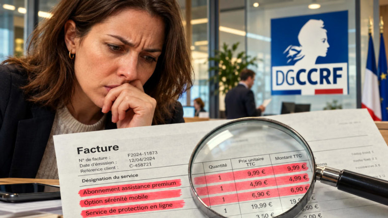La répression des fraudes alerte sur la facturation de prestations non demandées