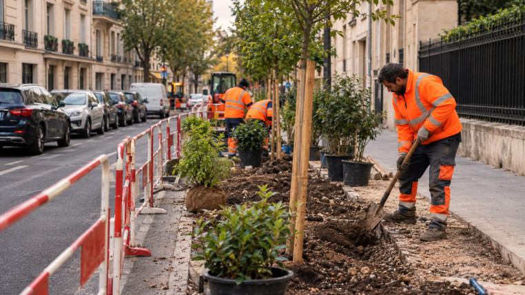 Stationnement : un chantier de végétalisation va le perturber pendant deux mois Stationnement : un chantier de végétalisation va le perturber pendant deux mois