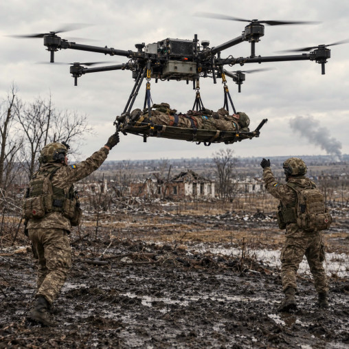 Ukraine affirme avoir réalisé la première évacuation d’un soldat blessé par drone sur le front Ukraine affirme avoir réalisé la première évacuation d’un soldat blessé par drone sur le front